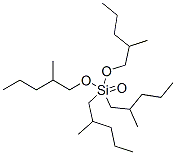 SILICICACID,TETRA-2-METHYL-1-PENTYLESTER Struktur