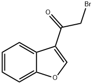 1-(1-BENZOFURAN-3-YL)-2-BROMO-1-ETHANONE Struktur