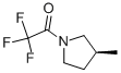 Pyrrolidine, 3-methyl-1-(trifluoroacetyl)-, (S)- (9CI) Struktur