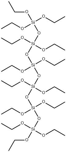 Hexasiloxane, tetradecaethoxy- Struktur