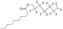 Decanoic acid 2,2,3,3,4,4,5,5,6,6,7,7-dodecafluoroheptyl ester Struktur