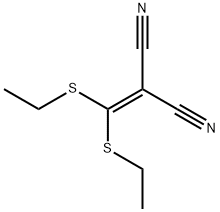 BIS(ETHYLTHIO)METHYLENE MALONONITRILE			 Struktur