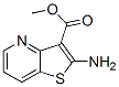 Thieno[3,2-b]pyridine-3-carboxylic acid, 2-amino-, methyl ester (9CI) Struktur