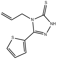 4-ALLYL-5-THIEN-2-YL-4H-1,2,4-TRIAZOLE-3-THIOL Struktur