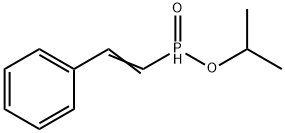 Styrylphosphinic acid isopropyl ester Struktur