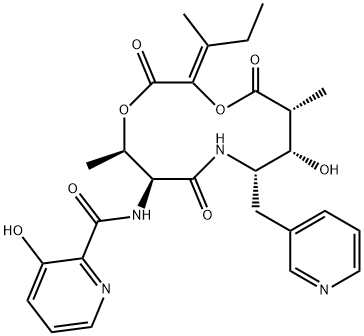 Pyridomycin Struktur