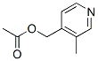 3-Methyl-4-pyridinemethanol acetate Struktur