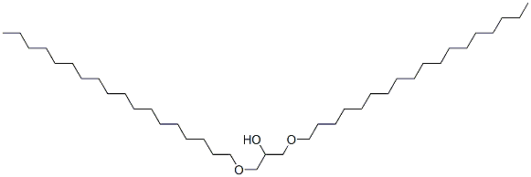 1,3-bis(octadecyloxy)propan-2-ol  Struktur