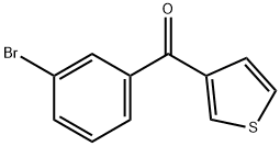 3-(3-BROMOBENZOYL)THIOPHENE Struktur