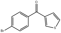 3-(4-BROMOBENZOYL)THIOPHENE Struktur