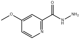 4-METHOXY-PYRIDINE-2-CARBOXYLIC ACID HYDRAZIDE Struktur