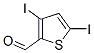 3,5-Diiodo-2-thiophenecarbaldehyde Struktur