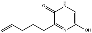 2(1H)-Pyrazinone,5-hydroxy-3-(4-pentenyl)-(9CI) Struktur