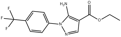 5-AMINO-1-[4-(FLUOROMETHYL)PHENYL]-1H-PYRAZOLE-4-CARBOXYLIC ACID ETHYL ESTER Struktur