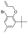 1-BROMO-3-(1,1-DIMETHYLETHYL)-5-METHYL-2-(PROP-2-EN-1-YLOXY)BENZENE Struktur