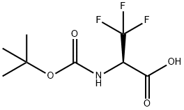 N-(TERT-BUTOXYCARBONYL)-3,3,3-TRIFLUOROALANINE Struktur