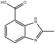 1H-Benzimidazole-4-carboxylicacid,2-methyl-(9CI) Struktur