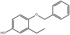 4-Benzyloxy-3-ethyl-phenol Struktur