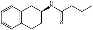 (S)-N-(1,2,3,4-Tetrahydro-2-naphthalenyl)butanamide Struktur