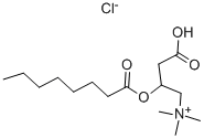 (+/-)-OCTANOYLCARNITINE CHLORIDE Struktur