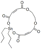 2,2-dibutyl-1,3,8,11-tetraoxa-2-stannacyclopentadeca-5,13-diene-4,7,12,15-tetrone  Struktur