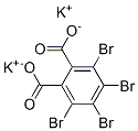 dipotassium 3,4,5,6-tetrabromophthalate Struktur