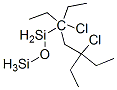 1,3-Dichloro-1,1,3,3-tetraethylpropanedisiloxane Struktur