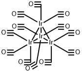 DODECACARBONYLTETRAIRIDIUM Struktur