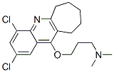 2,4-Dichloro-11-[3-(dimethylamino)propoxy]-7,8,9,10-tetrahydro-6H-cyclohepta[b]quinoline Struktur