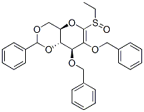 Ethyl2,3-di-O-benzyl-4,6-O-benzylidene-a-D-thiomannopyranosideS-oxide Struktur