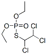 Phosphorothioic acid O,O-diethyl S-(1,2,2-trichloroethyl) ester Struktur