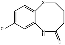 8-chloro-3,4-dihydro-2H-1,6-benzothiazocin-5(6H)-one Struktur