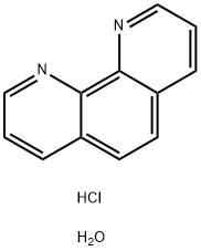 1,10-PHENANTHROLINIUM CHLORIDE MONOHYDRATE Structure