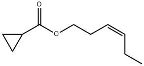 Cyclopropanecarboxylicacid,(3Z)-3-hexenylester Struktur