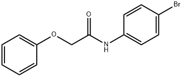 N-(4-bromophenyl)-2-phenoxyacetamide Struktur