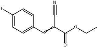 ETHYL ALPHA-CYANO-4-FLUOROCINNAMATE  97 Struktur