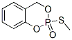 2-methylthio-4H-1,3,2-benzodioxaphosphorin 2-oxide Struktur