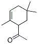 Ethanone, 1-(2,5,5-trimethyl-2-cyclohexen-1-yl)- (9CI) Struktur