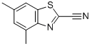 2-Benzothiazolecarbonitrile,4,6-dimethyl-(9CI) Struktur