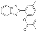 2-(2'-METHACRYLOXY-5'-METHYLPHENYL)BENZOTRIAZOLE Struktur