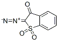 2-Diazobenzo[b]thiophen-3(2H)-one 1,1-dioxide Struktur