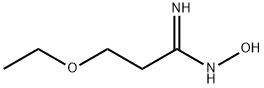 3-ETHOXY-N-HYDROXY-PROPIONAMIDINE Struktur