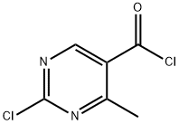 5-Pyrimidinecarbonylchloride,2-chloro-4-methyl-(9CI) Struktur