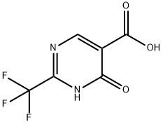 4-氯-2-(三氟甲基)-5-甲酸嘧啶 結(jié)構(gòu)式