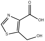 4-Thiazolecarboxylic acid, 5-(hydroxymethyl)- (9CI) Struktur