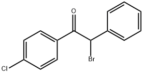 2-BROMO-1-(4-CHLOROPHENYL)-2-PHENYLETHAN-1-ONE Struktur