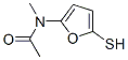 Acetamide,  N-(5-mercapto-2-furanyl)-N-methyl- Struktur