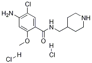 BenzaMide, 4-aMino-5-chloro-2-Methoxy-N-(4-piperidinylMethyl)-, dihydrochloride Struktur