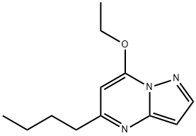 Pyrazolo[1,5-a]pyrimidine, 5-butyl-7-ethoxy- (9CI) Struktur