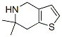 Thieno[3,2-c]pyridine, 4,5,6,7-tetrahydro-6,6-dimethyl- (9CI) Struktur